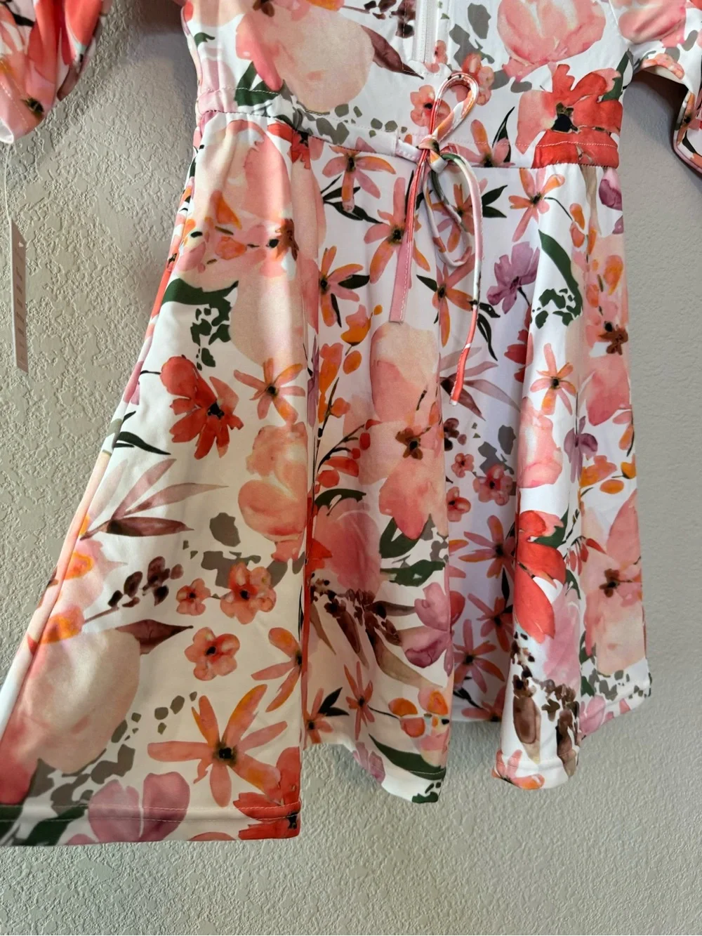 Dainty Jewells Girls’ Floral Print Modest Swim Dress NEW Size 2T/3T